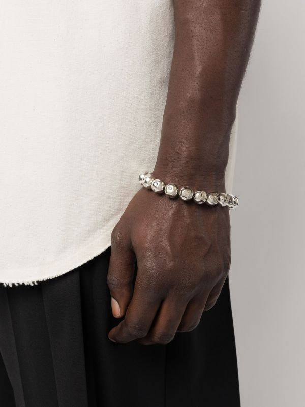 Jil Sander ビーズチェーン ブレスレット | シルバートーン | FARFETCH JP