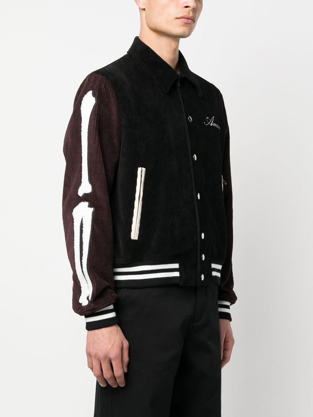 AMIRI パネル コーデュロイジャケット | ブラック | FARFETCH JP