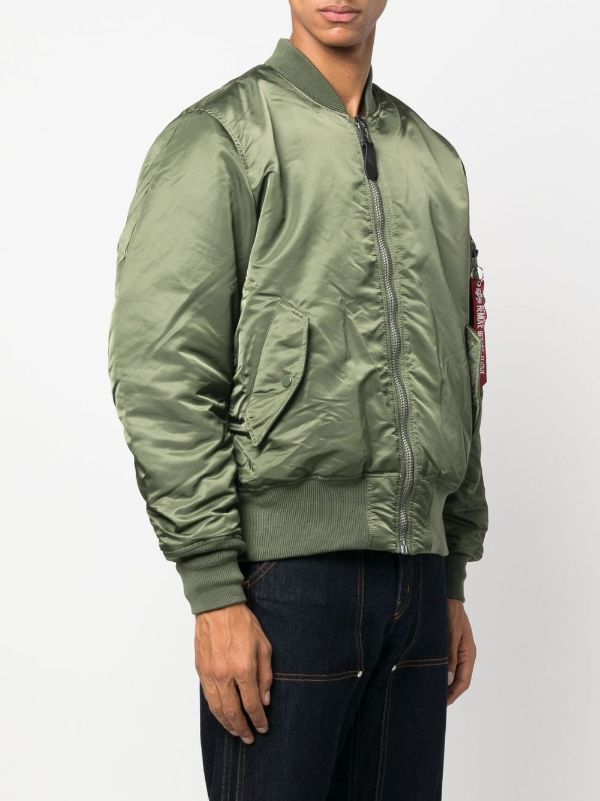 Alpha Industries MA-1 リバーシブル ボンバージャケット | グリーン