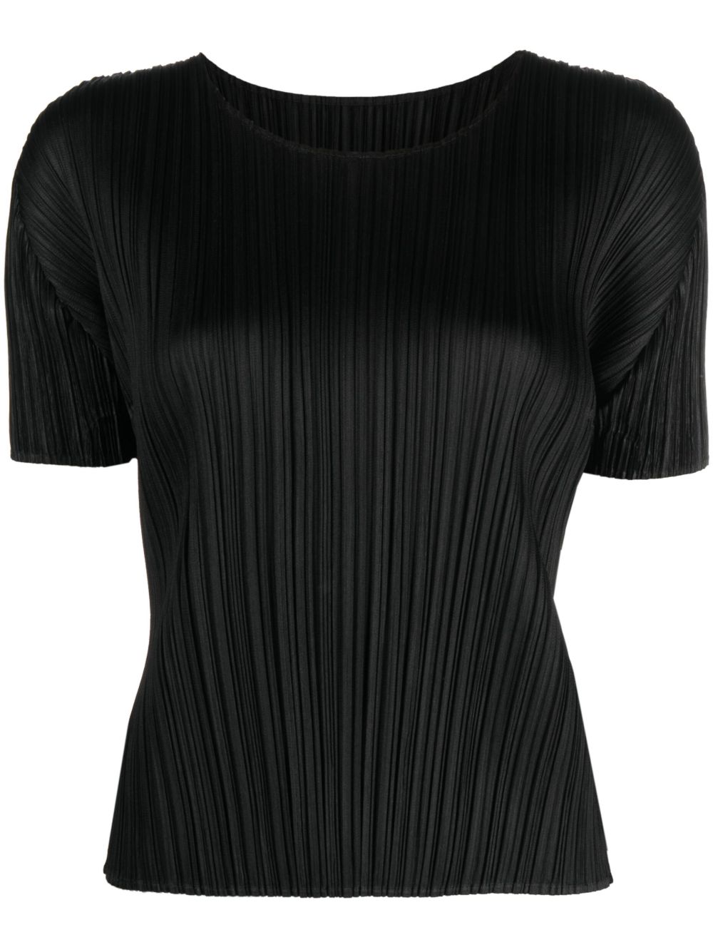 Pleats Please Issey Miyake Plissé short-sleeve T-shirt | Black