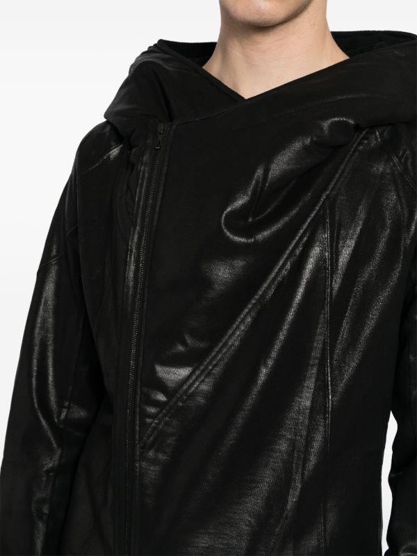 Julius アニマルフリーレザー ジャケット | ブラック | FARFETCH JP