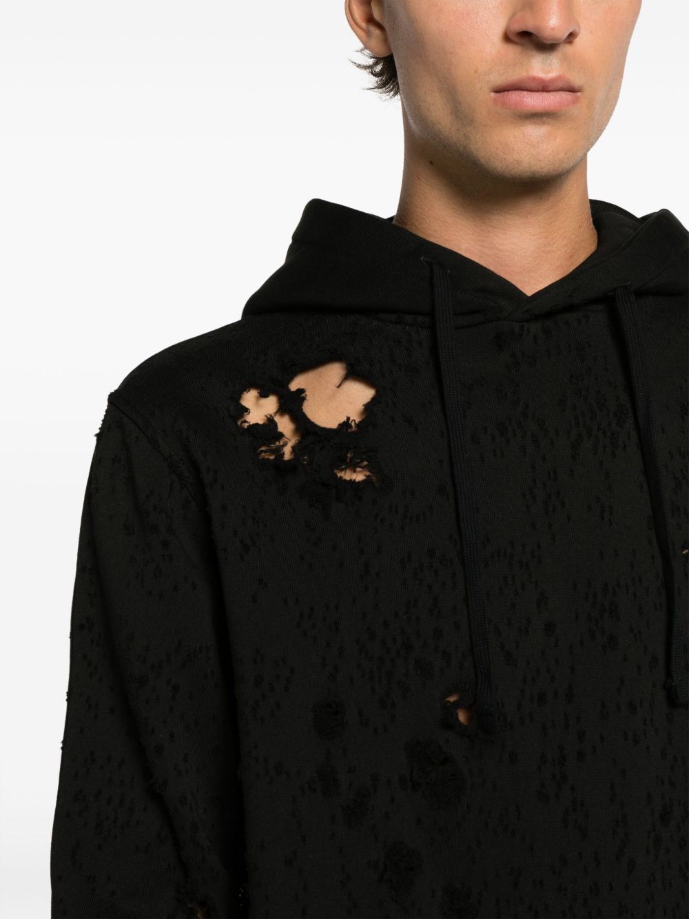 1017 ALYX 9SM ダメージ パーカー | ブラック | FARFETCH JP