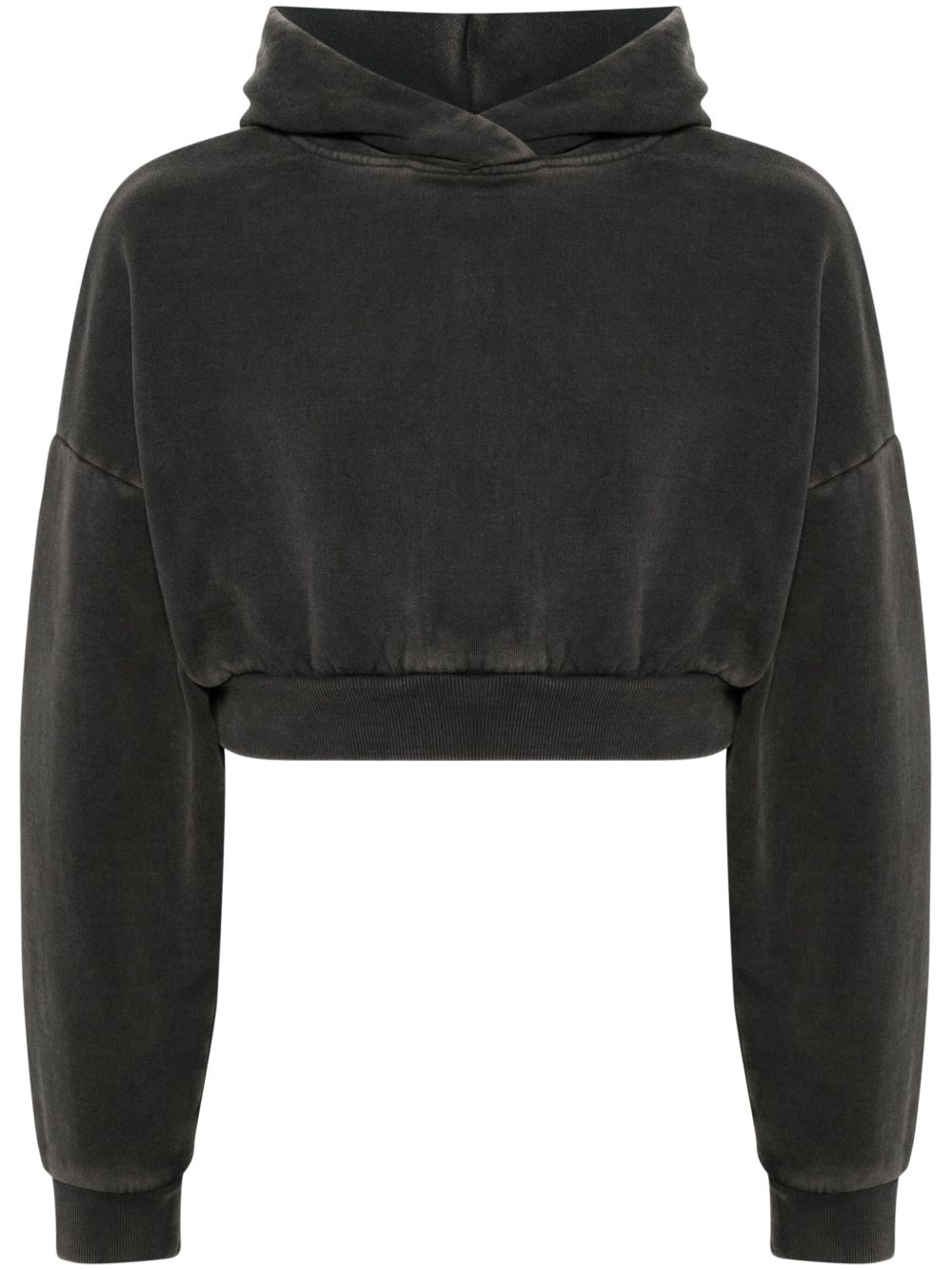 ENTIRE STUDIOS Heavy Cropped Hoodie | Grey | FARFETCH