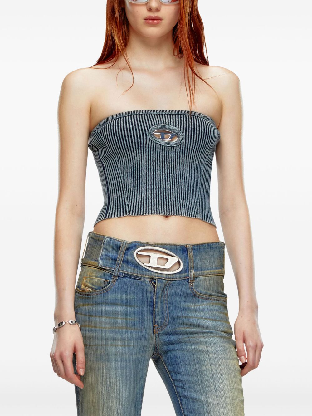 Diesel M-Clarksvillex-C チューブトップ | ブルー | FARFETCH JP