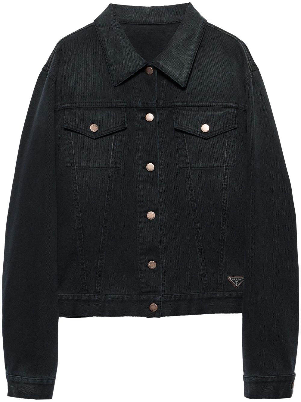 Prada デニムジャケット | ブラック | FARFETCH JP