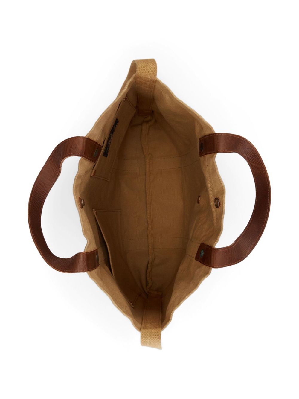 Ralph Lauren RRL leather-trim Canvas Tote Bag | Neutrals | FARFETCH