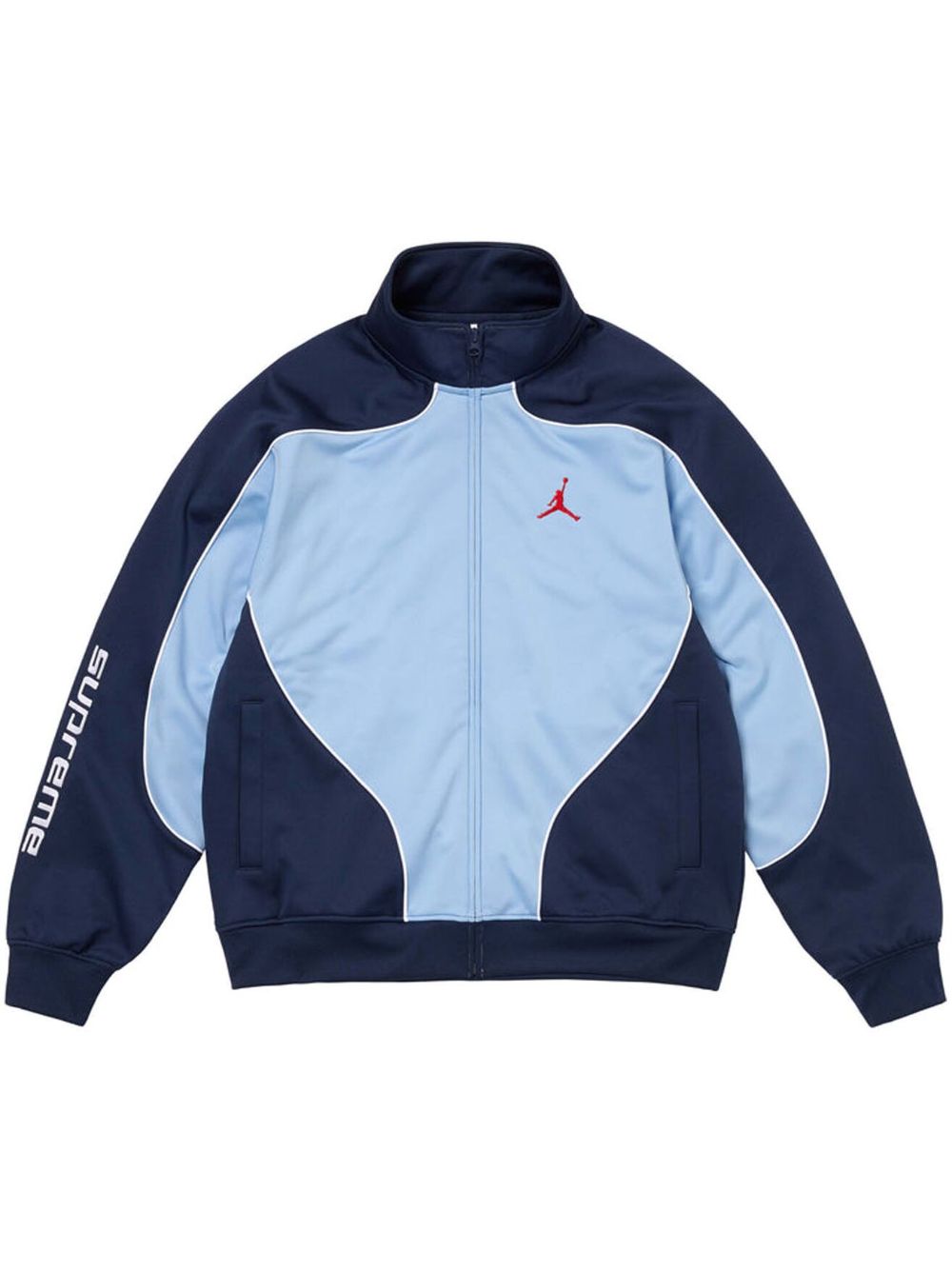 Supreme x Jordan Tricot Track Jacket | Blue | FARFETCH