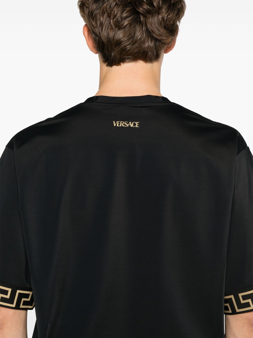 Versace Greca-trim T-shirt | Black | FARFETCH