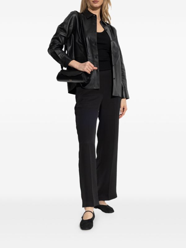 Theory レザージャケット | ブラック | FARFETCH JP