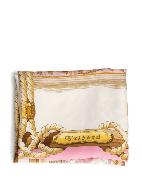 Hermès Pre-Owned 1990s Tribord スカーフ | ピンク | FARFETCH JP