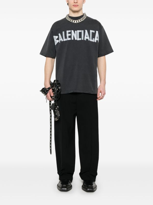 Balenciaga Tape Type Tシャツ | ブラック | FARFETCH JP