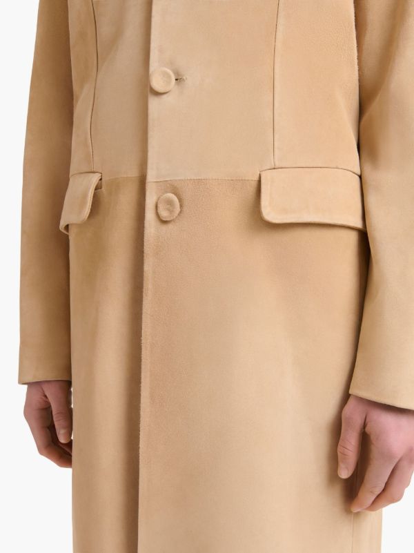 Marni スエード コート | ニュートラル | FARFETCH JP