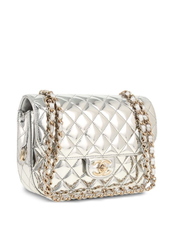 CHANEL Pre-Owned Timeless キルティング ショルダーバッグ | シルバー