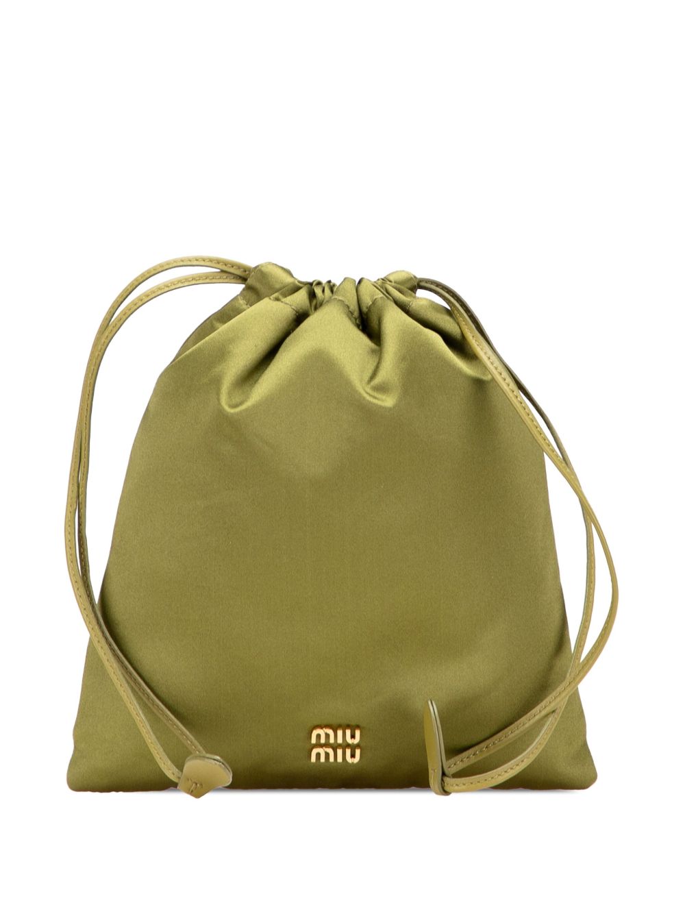 Miu Miu Pre-Owned 2010-2025 サテン ダッチェス ドローストリング