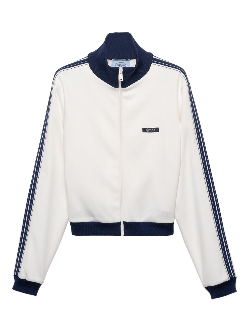 Prada Fleece Jacket | White | FARFETCH