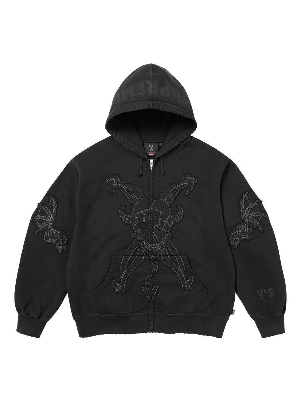 Supreme x Yohji Yamamoto zip-up Hoodie | Black | FARFETCH AU