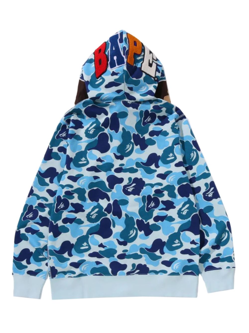 A BATHING APE® カモフラージュ パーカー | ブルー | FARFETCH JP