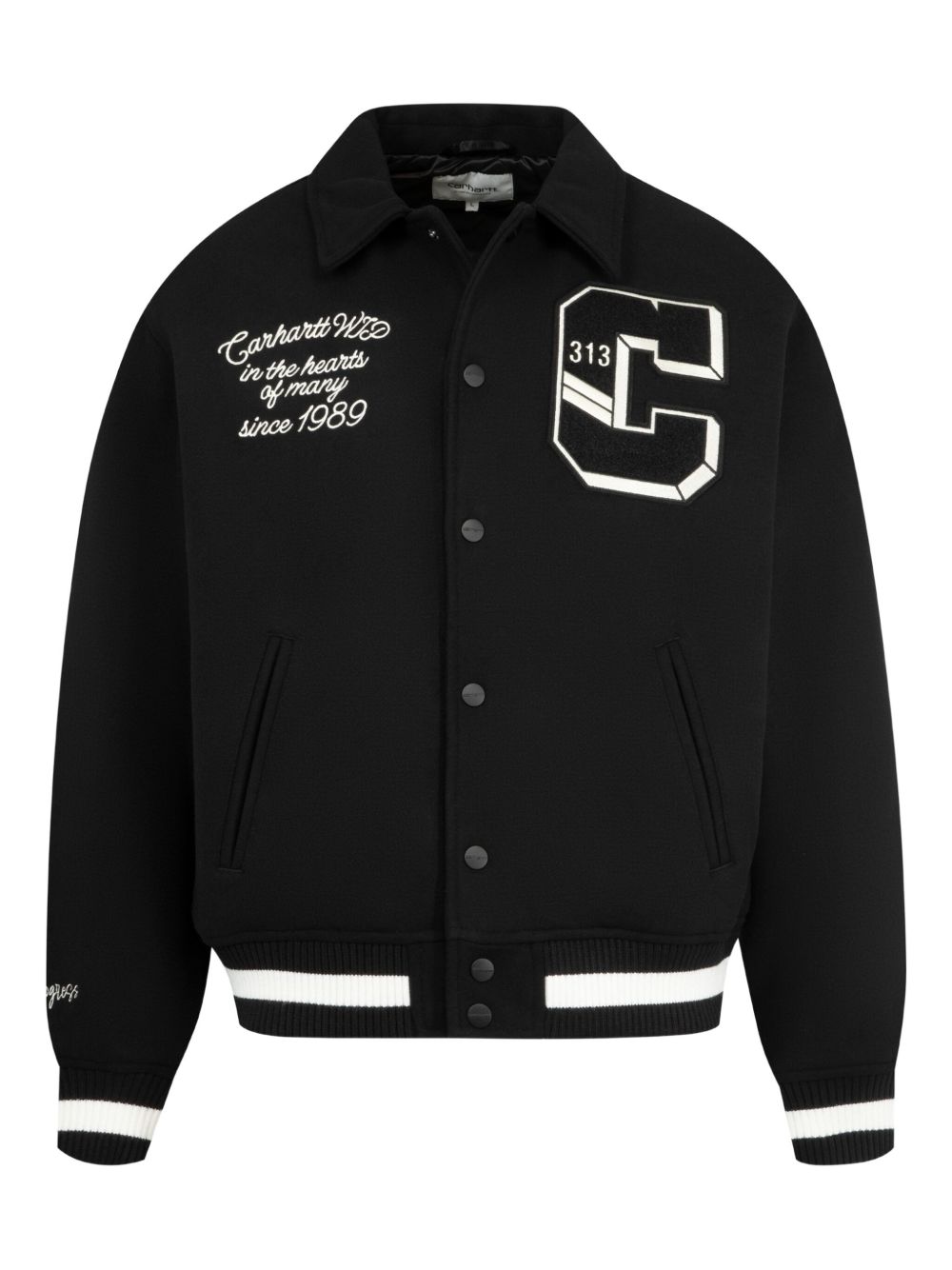 Carhartt WIP World Class Varsity ジャケット | ブラック | FARFETCH JP