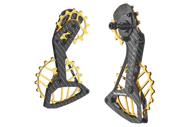 トーケンのビッグプーリー「シュリケン」12速用に7色のバリエーション