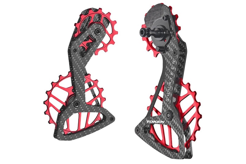 トーケンのビッグプーリー「シュリケン」12速用に7色のバリエーション