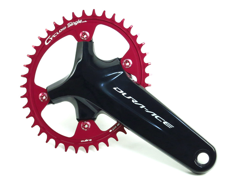 スギノの高機能チェーンリング「CYCLOID」にフロントシングル用が登場