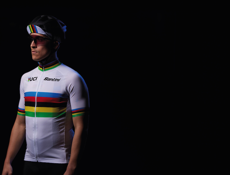 サンティーニがUCI世界チャンピオンジャージを発売｜サイクルスポーツ