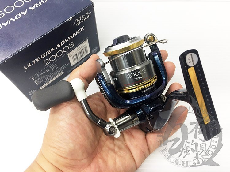 ◎百有釣具◎SHIMANO ULTEGRA ADVANCE 規格：1000S, 2000S型捲線器