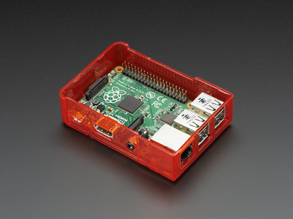 Pi Model B+ / Pi 2 / Pi 3 Case Base - Orange : Adafruit Industries