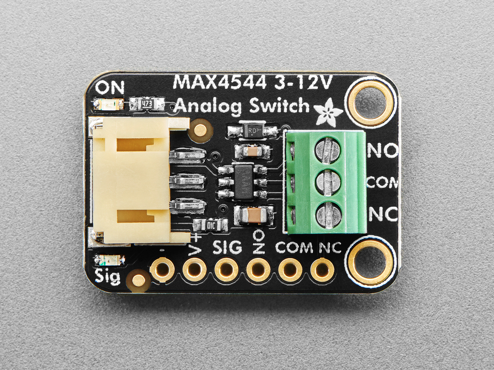 Adafruit STEMMA Analog SPDT Switch - MAX4544 12V - JST PH 2mm