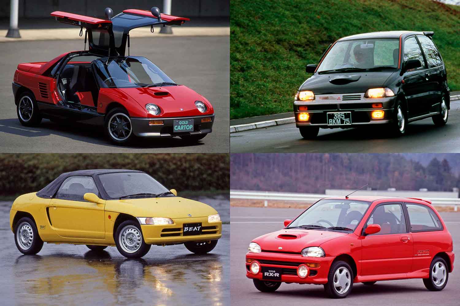 一世を風靡した往年の軽スポーツカーはいまいくら？ ABCトリオから激