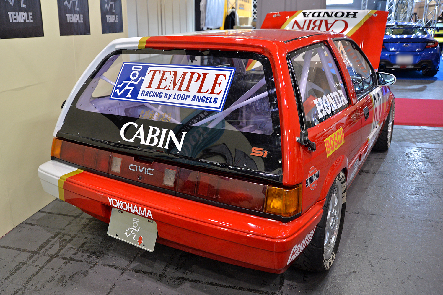 大阪オートメッセ2024でTEMPLE ASLANが展示したホンダ・シビックを紹介
