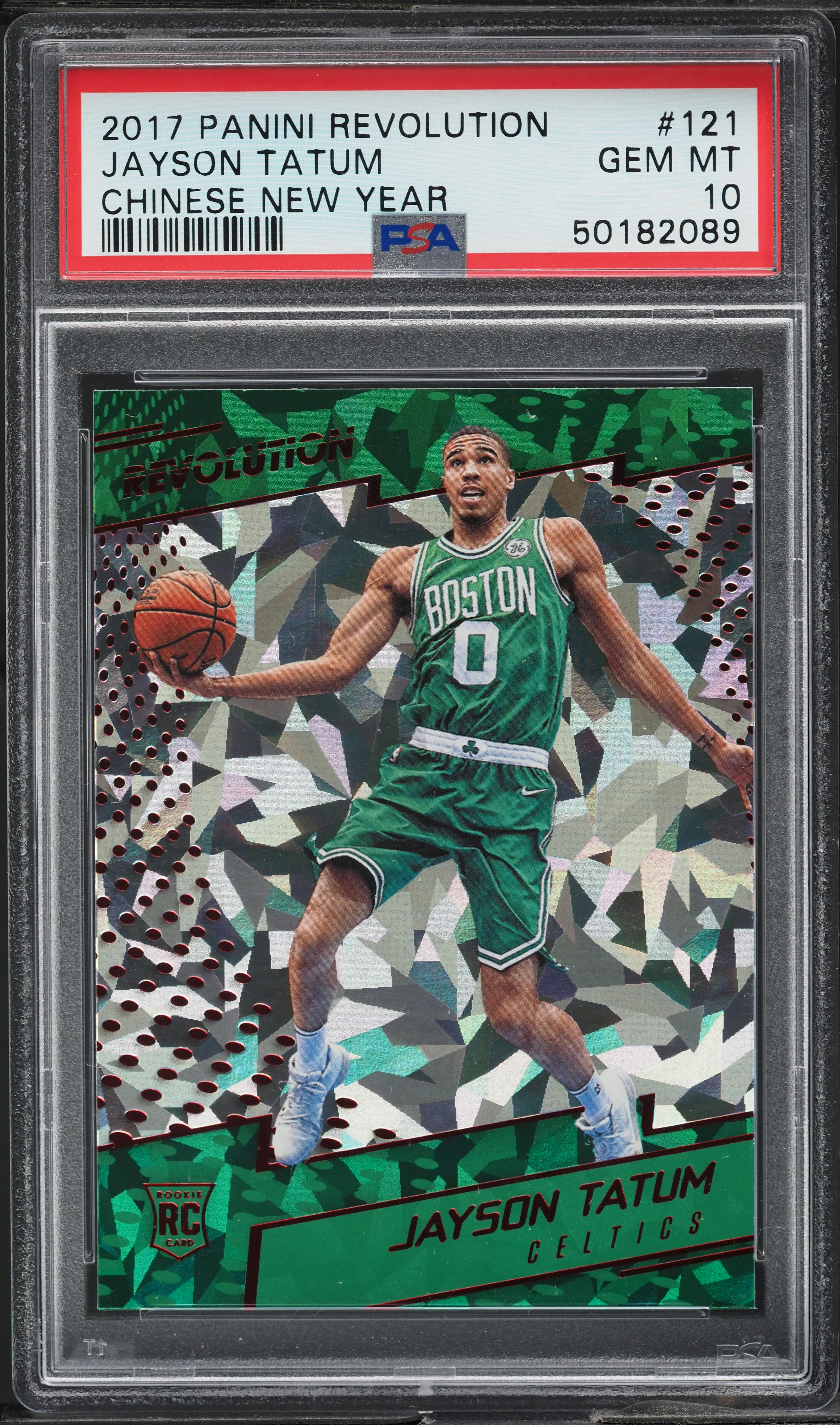 2017 Panini Revolution Chinese New Year Jayson Tatum ROOKIE #121
