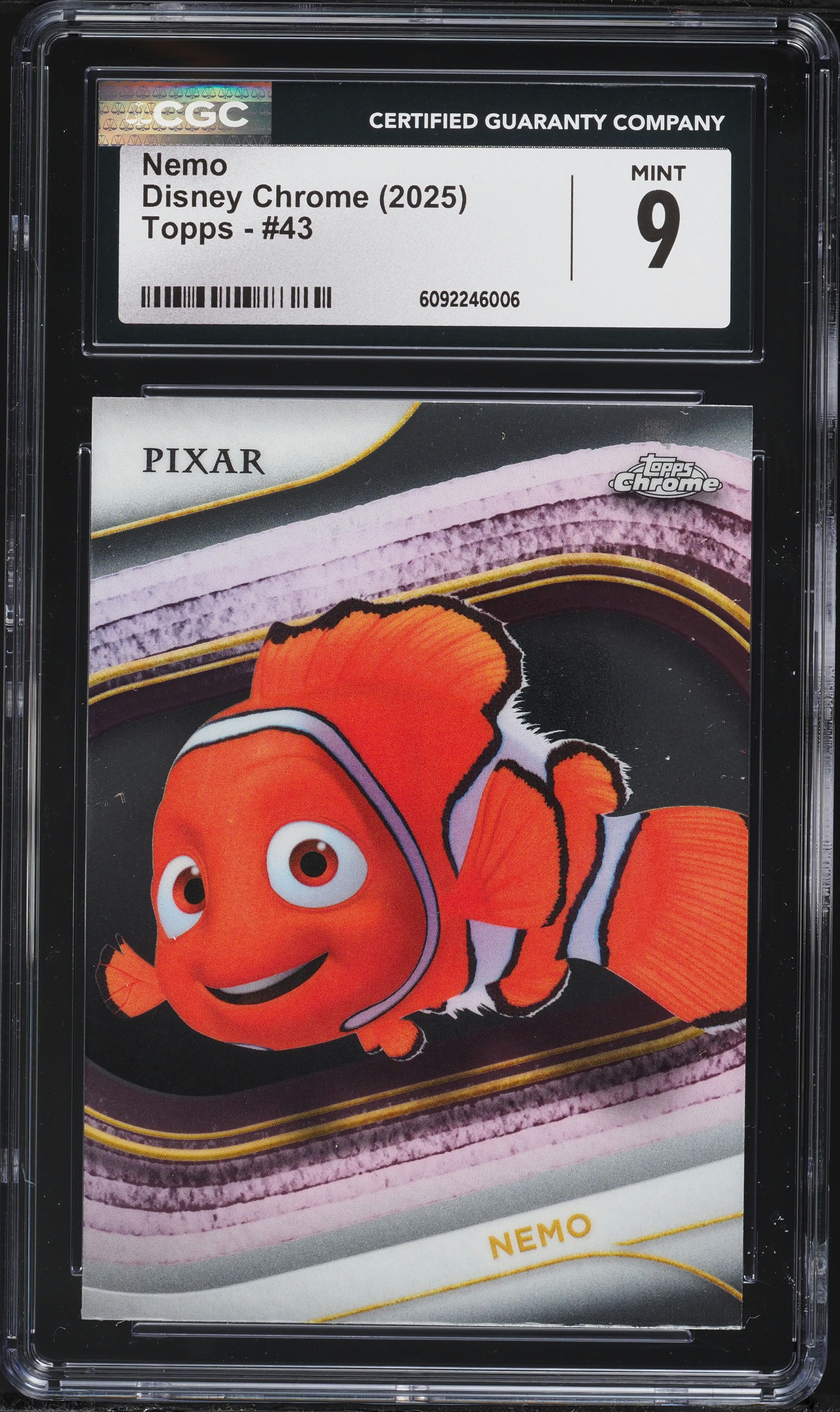 2025 Topps Chrome Disney Nemo #43 CGC 9 MINT on Fanatics Collect