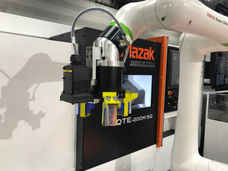 マザックの新提案、15分で加工を開始できる自動化システム | 日経