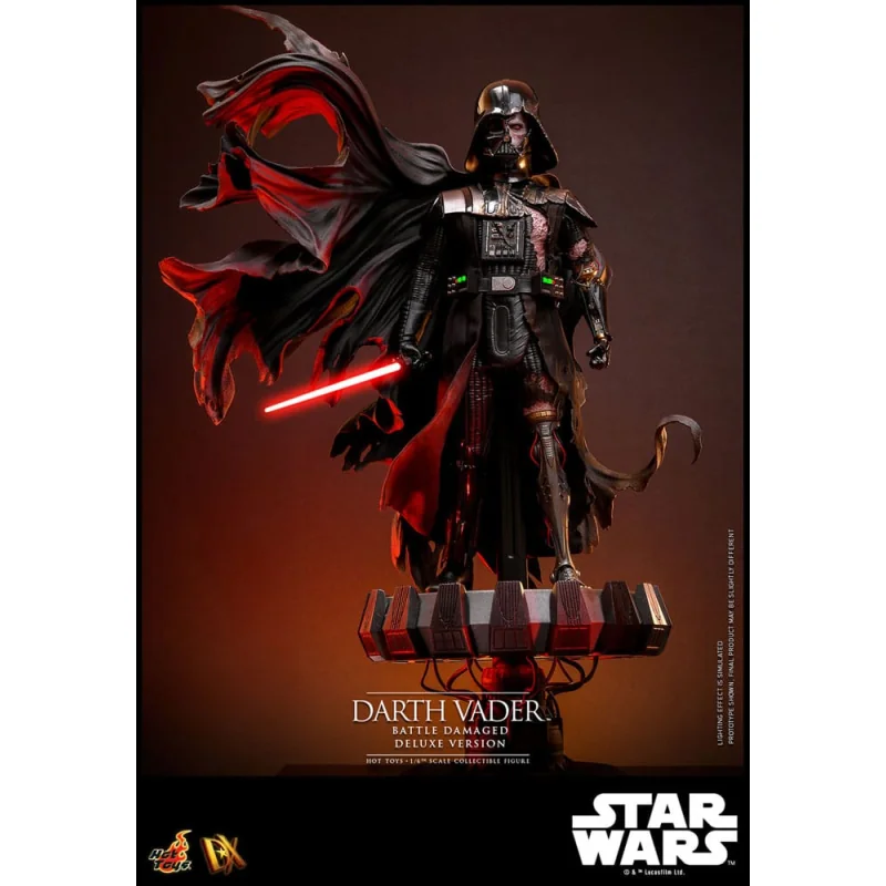 Figurine Star Wars - Figure 1/6 Darth Vader (Battle Damaged