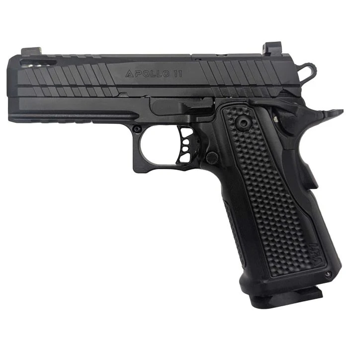 LFA Apollo 11 Compact Pistol - 9mm | Black |Aluminum Grip | 4.1