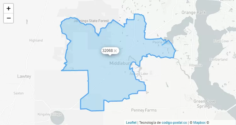 32068 ZIP Code - United States