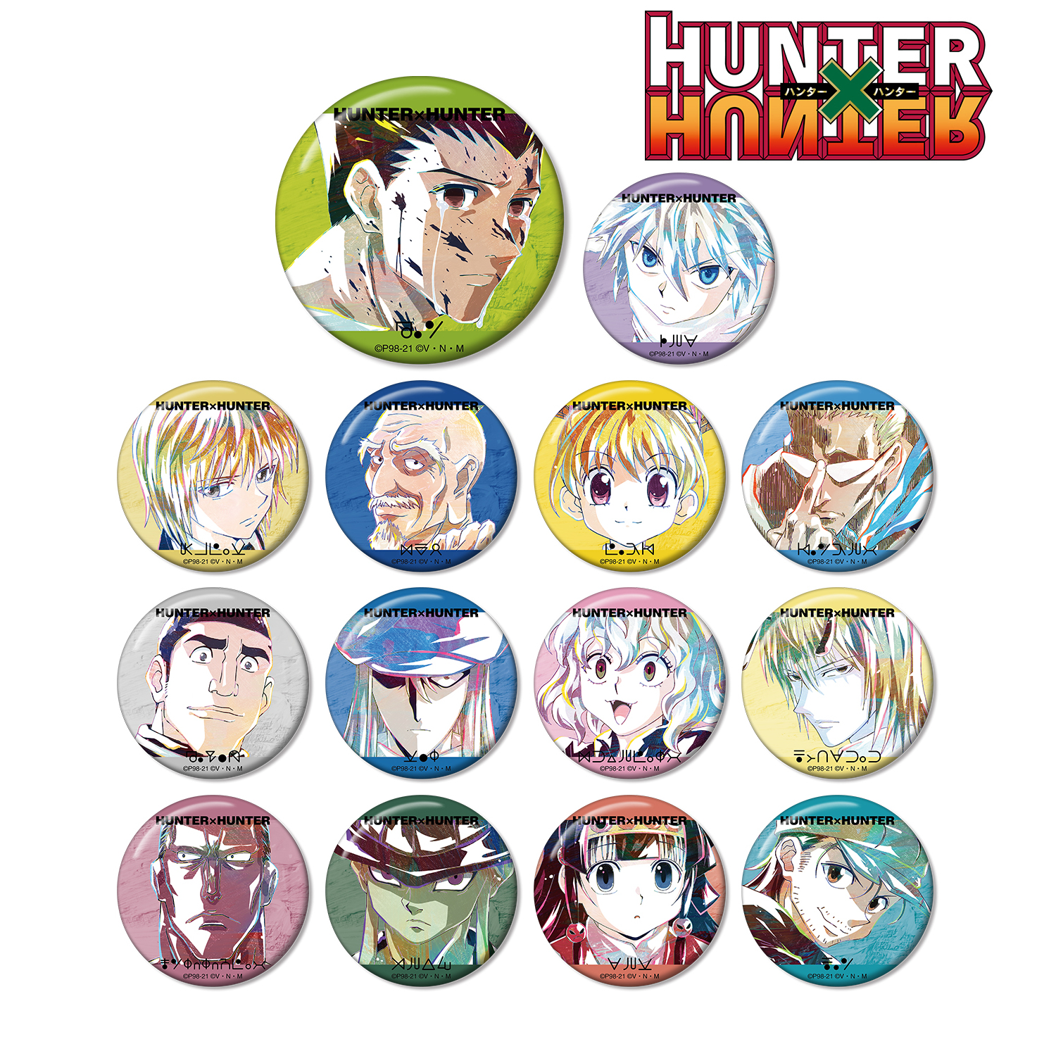 HUNTER×HUNTER】_トレーディング Ani-Art 第3弾 缶バッジ(単位/BOX