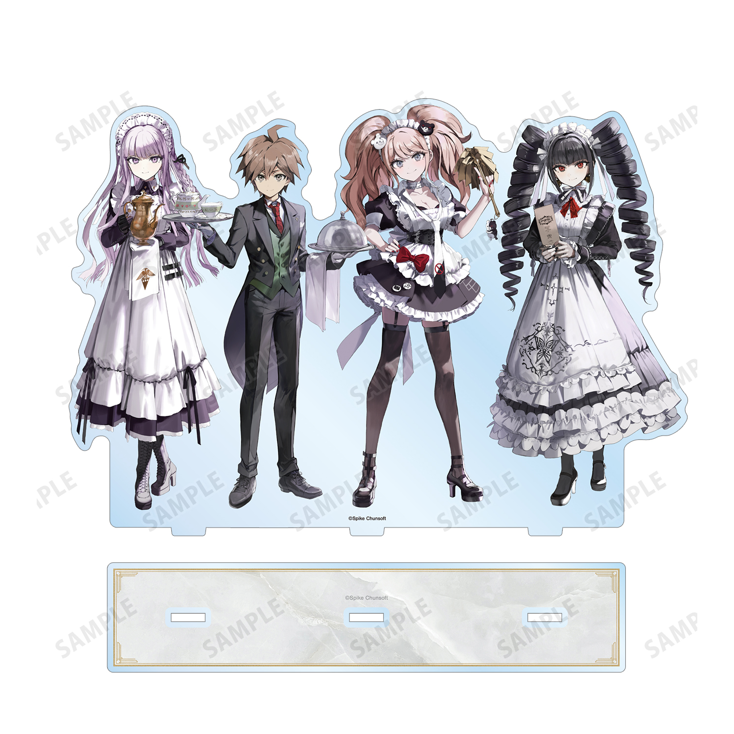 ダンガンロンパシリーズ_緜さんイラスト 苗木誠&霧切響子&セレスティア