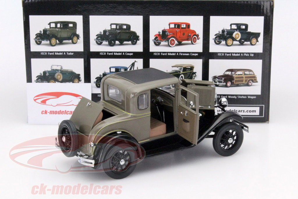 Sun Star Models 1:18 Ford Model A Coupe Chicle Drab 年 1931