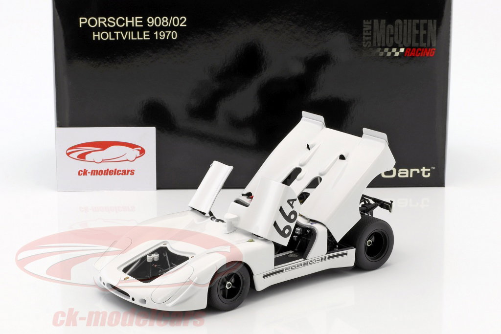 AUTOart 1:18 Porsche 908/02 Gulf Steve McQueen Holtville 1970