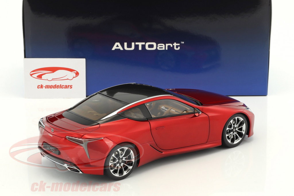 AUTOart 1:18 Lexus LC500 red metallic 78848 model car 78848