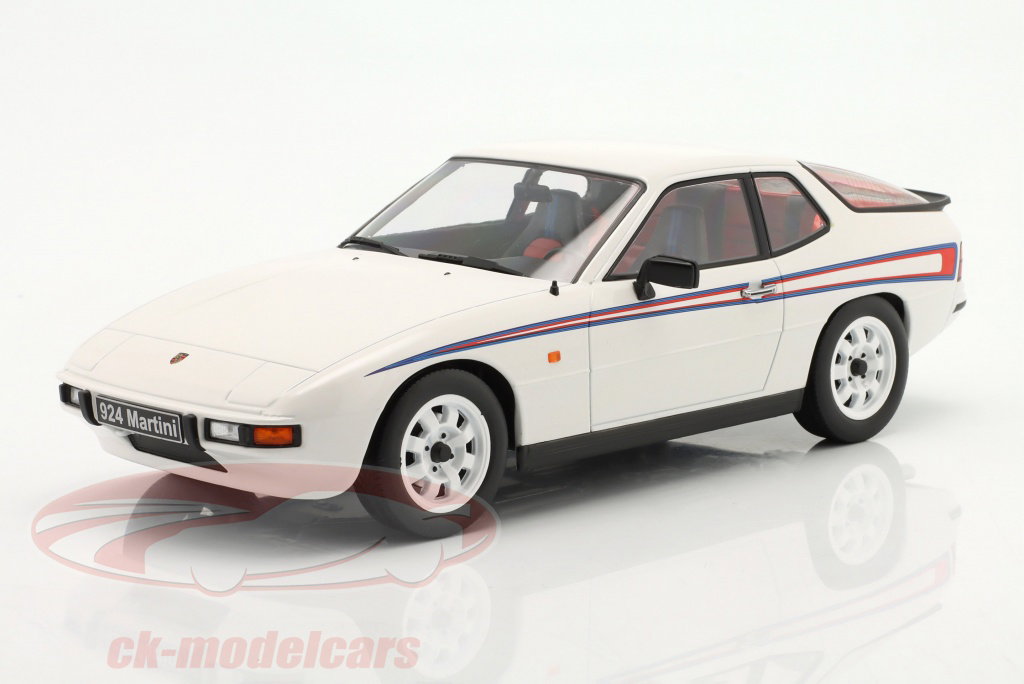 KK-Scale 1:18 Porsche 924 Martini year 1985 white / red / blue