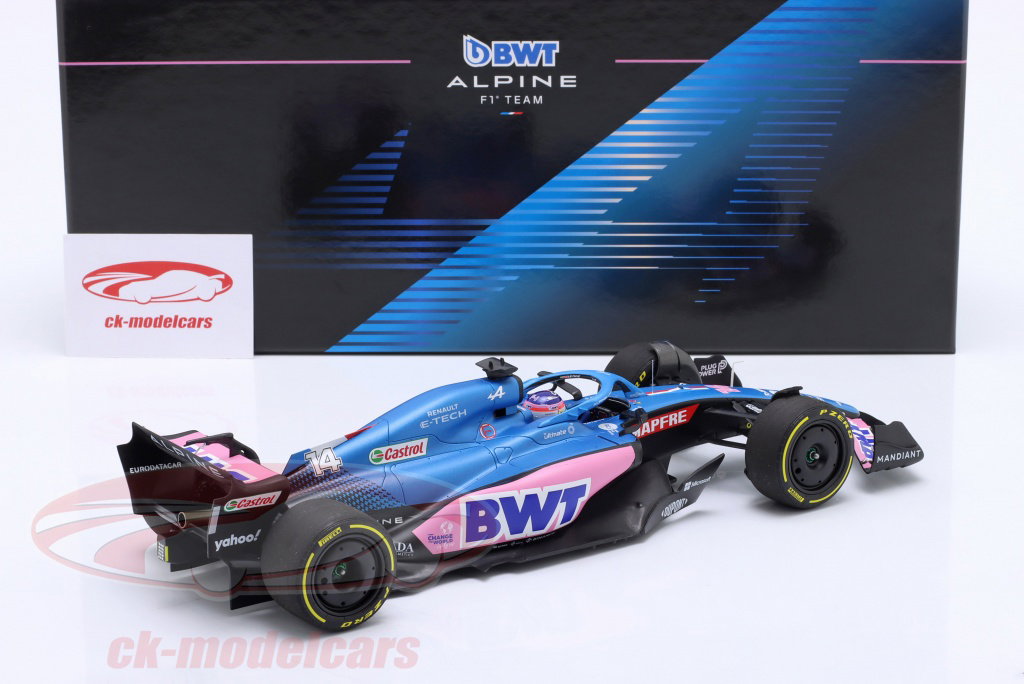 Minichamps 1:18 Fernando Alonso Alpine A522 #14 Australia GP