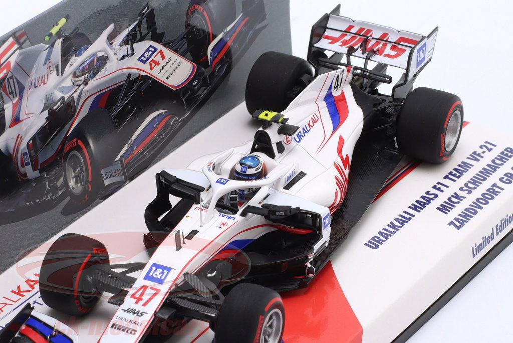 Minichamps 1:43 Mick Schumacher Haas VF-21 #47 Dutch GP Formula 1