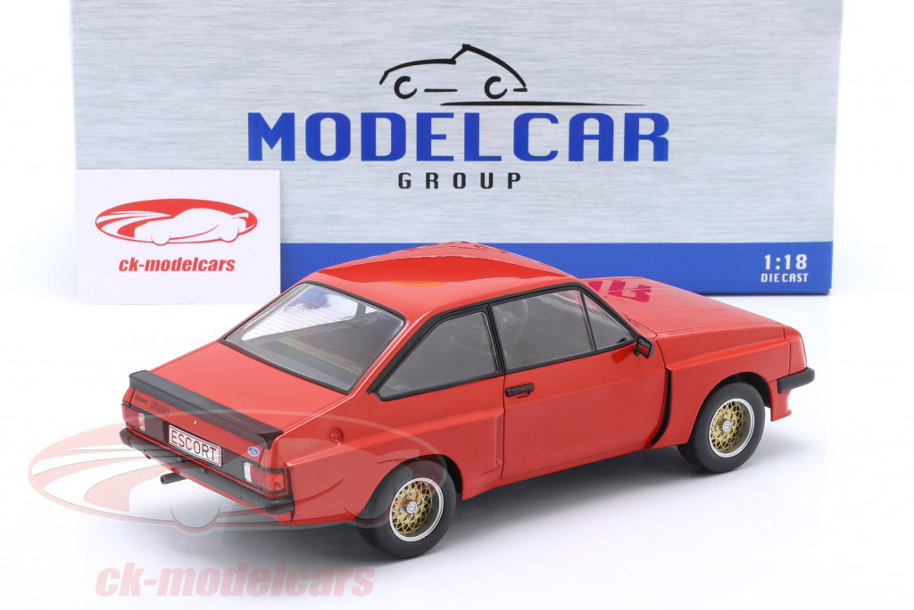 ModelCarGroup 1:18 Ford Escort Mk2 RS 2000 X-pack Year 1977 red