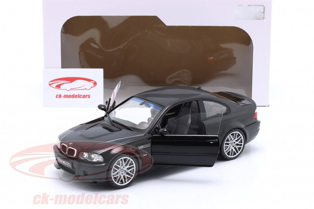 Solido 1:18 BMW M3 (E46) CSL 建設年 2003 黒 S1806506 モデル 車