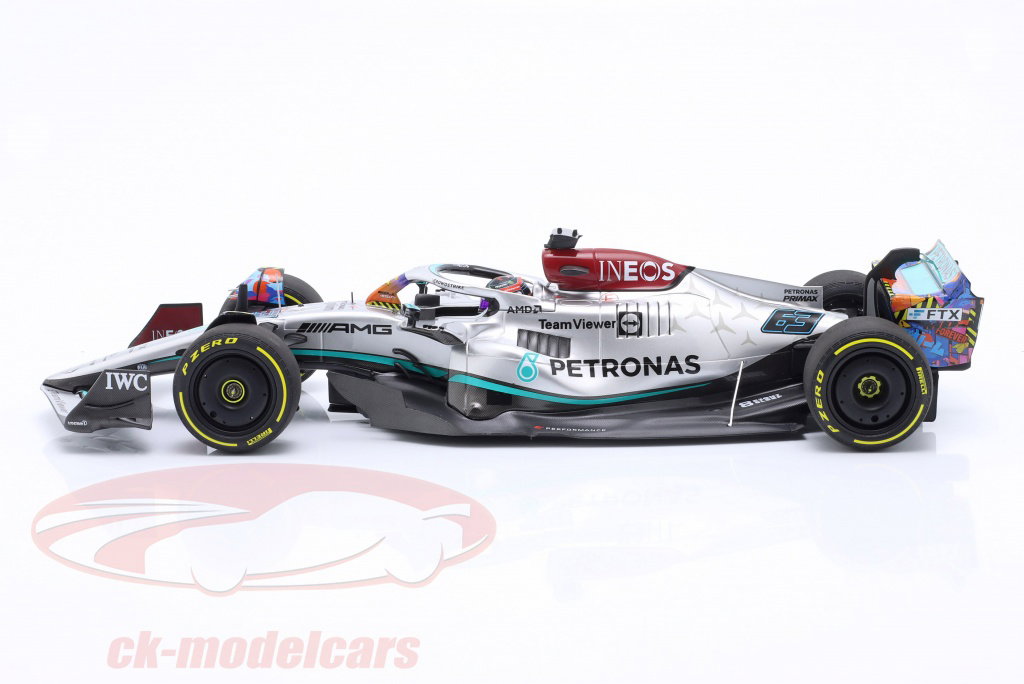 1/18 ミニチャンプス メルセデスAMG W13 G.ラッセル Minichamps 1:18