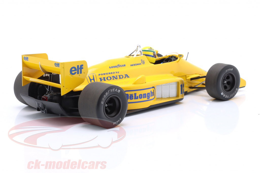 Minichamps 1:18 Ayrton Senna Lotus 99T Dirty Version #12 Winner