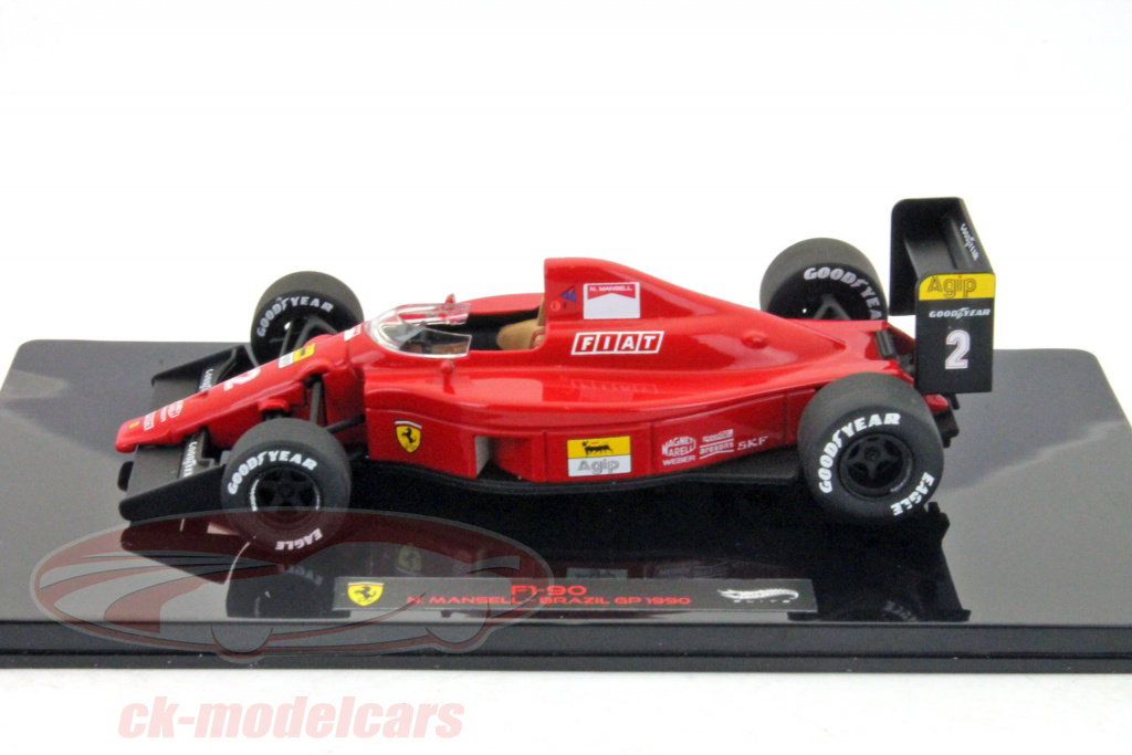 HotWheels 1:43 N. Mansell Ferrari 641 F1 Formula 1 1990 Brazil GP